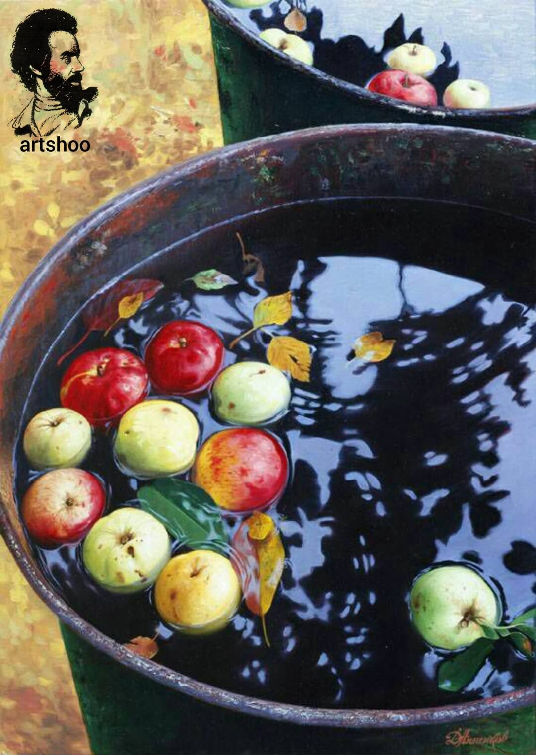 آموزش نقاشی رنگ روغن